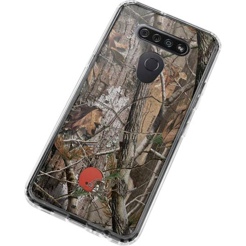 NFL Cleveland Browns Realtree AP Camo LG K51/Q51 Clear Case