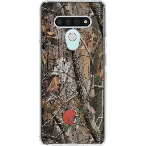 NFL Cleveland Browns Realtree AP Camo LG Stylo 6 Clear Case
