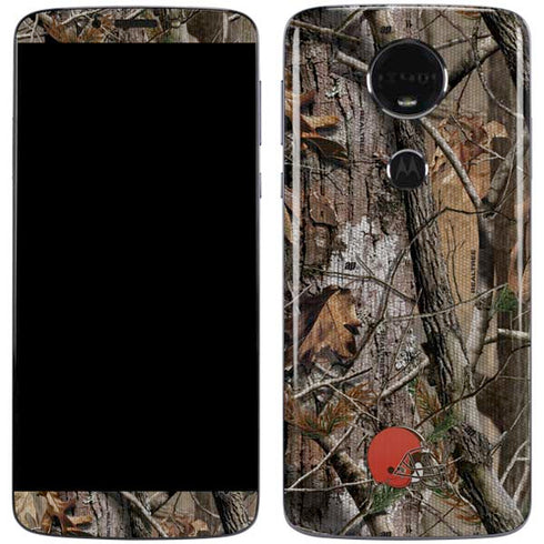NFL Cleveland Browns Realtree AP Camo Moto E5 Plus Skin