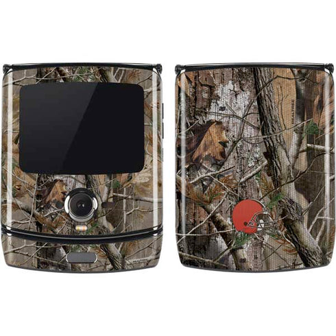 NFL Cleveland Browns Realtree AP Camo Motorola RAZR Skin
