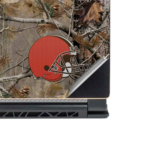 NFL Cleveland Browns Realtree AP Camo MSI GS65 Stealth Laptop Skin