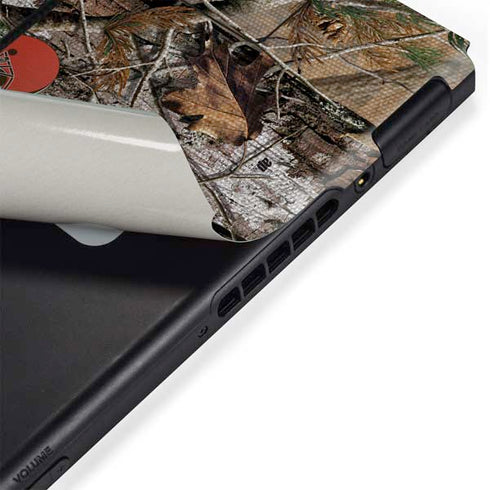 NFL Cleveland Browns Realtree AP Camo Nintendo Switch Bundle Skin