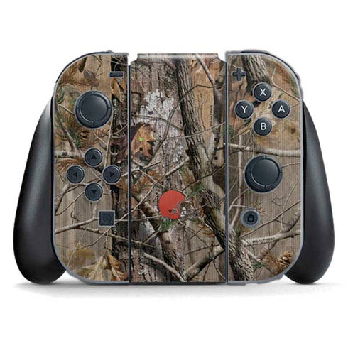 NFL Cleveland Browns Realtree AP Camo Nintendo Switch (2017-2021) Joy-Con Controller Skin