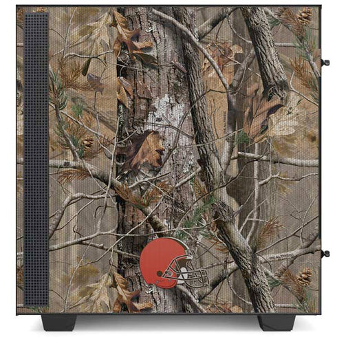 NFL Cleveland Browns Realtree AP Camo NZXT H510 Compact ATX Mid-Tower Case Skin