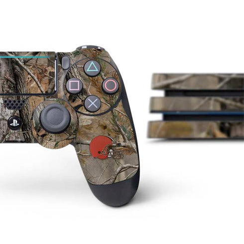 NFL Cleveland Browns Realtree AP Camo PS4 Pro Bundle Skin