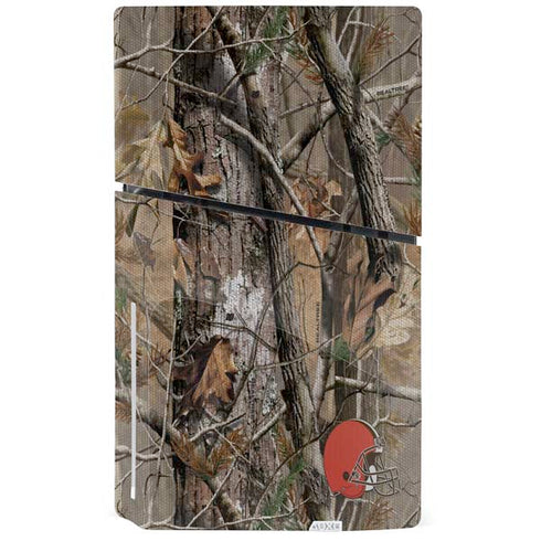 NFL Cleveland Browns Realtree AP Camo PS5 Slim Disk Bundle Skin