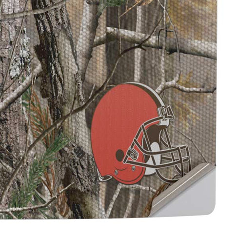 NFL Cleveland Browns Realtree AP Camo PS5 Slim Disk Console Skin