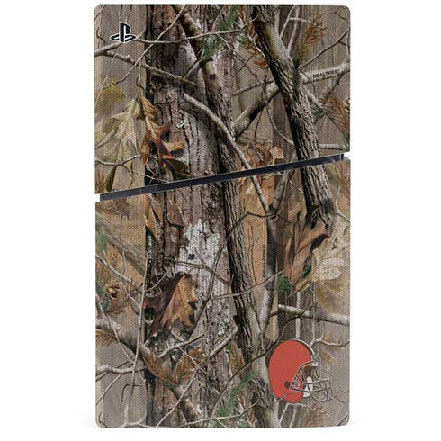 NFL Cleveland Browns Realtree AP Camo PS5 Slim Digital Edition Bundle Skin