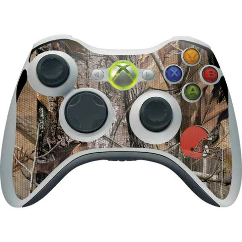 NFL Cleveland Browns Realtree AP Camo Xbox 360 Wireless Controller Skin