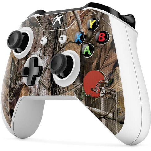 NFL Cleveland Browns Realtree AP Camo Xbox One S Controller Skin