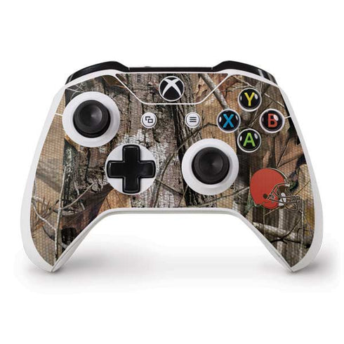 NFL Cleveland Browns Realtree AP Camo Xbox One S Controller Skin