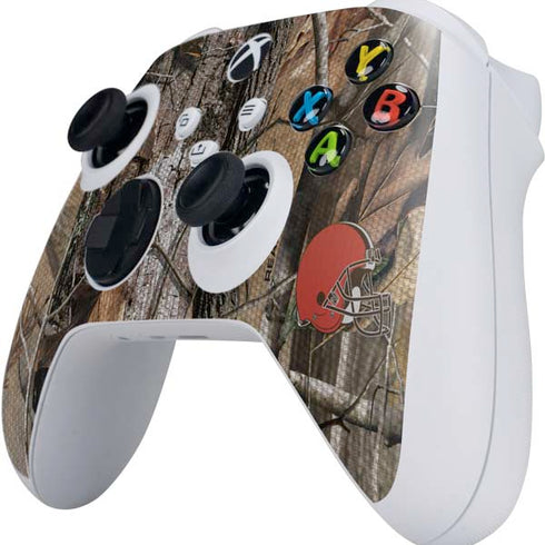 NFL Cleveland Browns Realtree AP Camo Xbox Series S Controller Skin