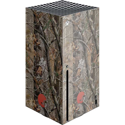 NFL Cleveland Browns Realtree AP Camo Xbox Series X Console Skin