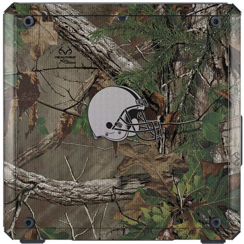 NFL Cleveland Browns Realtree Xtra Green Camo Cooler Master MasterBox Q300L Mini Tower Skin