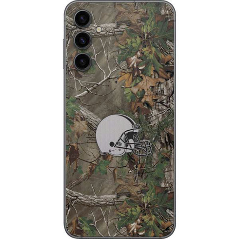 NFL Cleveland Browns Realtree Xtra Green Camo Galaxy A14 5G Skin