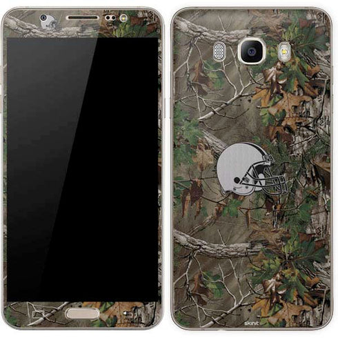 NFL Cleveland Browns Realtree Xtra Green Camo Galaxy J7 Skin