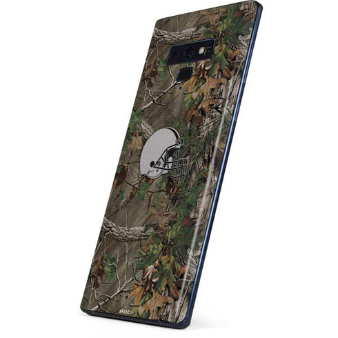 NFL Cleveland Browns Realtree Xtra Green Camo Galaxy Note 9 Skin