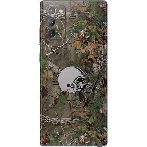 NFL Cleveland Browns Realtree Xtra Green Camo Galaxy Note20 5G Skin