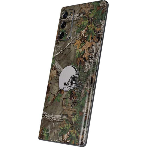 NFL Cleveland Browns Realtree Xtra Green Camo Galaxy Note20 5G Skin