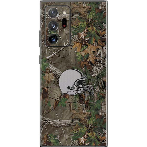 NFL Cleveland Browns Realtree Xtra Green Camo Galaxy Note20 Ultra 5G Skin
