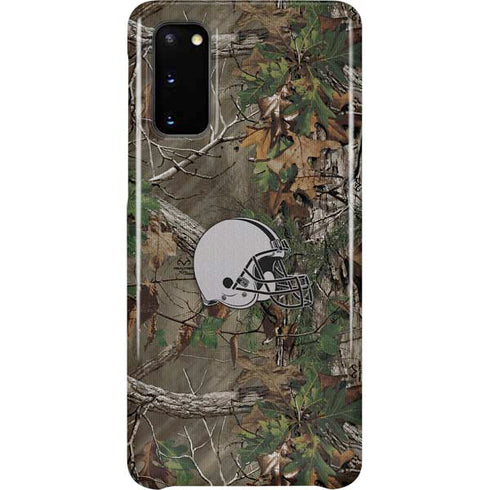 NFL Cleveland Browns Realtree Xtra Green Camo Galaxy S20 Lite Case