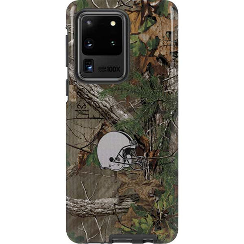 NFL Cleveland Browns Realtree Xtra Green Camo Galaxy S20 Ultra 5G Pro Case
