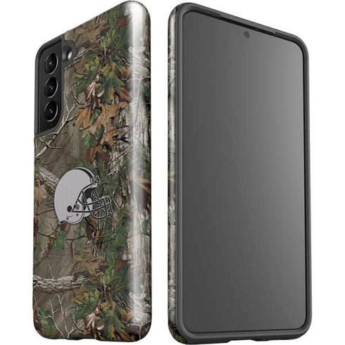 NFL Cleveland Browns Realtree Xtra Green Camo Galaxy S21 5G Pro Case