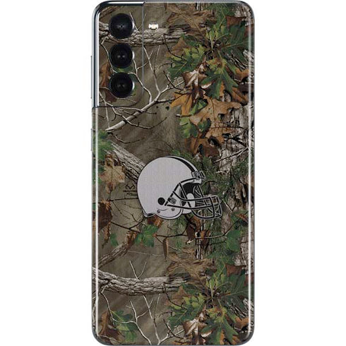 NFL Cleveland Browns Realtree Xtra Green Camo Galaxy S21 5G Skin
