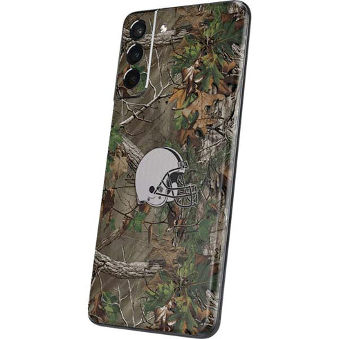 NFL Cleveland Browns Realtree Xtra Green Camo Galaxy S21 5G Skin
