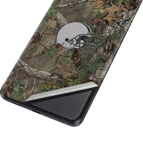 NFL Cleveland Browns Realtree Xtra Green Camo Galaxy S21 5G Skin