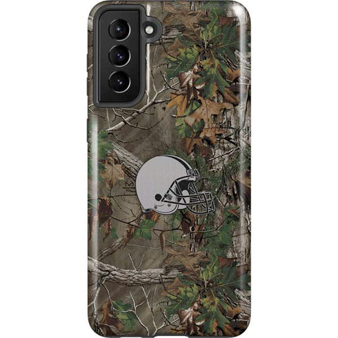 NFL Cleveland Browns Realtree Xtra Green Camo Galaxy S21 Plus 5G Pro Case