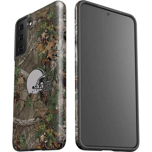 NFL Cleveland Browns Realtree Xtra Green Camo Galaxy S21 Plus 5G Pro Case