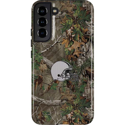 NFL Cleveland Browns Realtree Xtra Green Camo Galaxy S22 Plus Pro Case