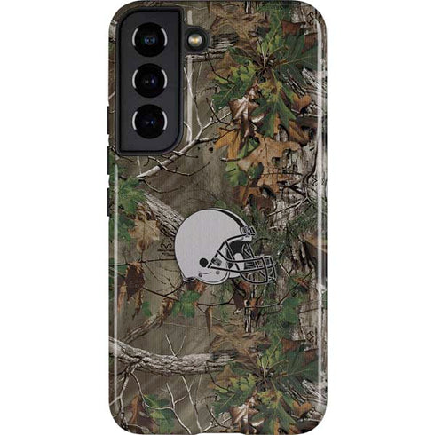 NFL Cleveland Browns Realtree Xtra Green Camo Galaxy S22 Pro Case