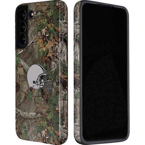 NFL Cleveland Browns Realtree Xtra Green Camo Galaxy S22 Pro Case