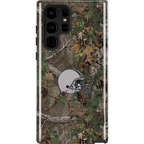 NFL Cleveland Browns Realtree Xtra Green Camo Galaxy S22 Ultra Pro Case