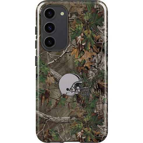 NFL Cleveland Browns Realtree Xtra Green Camo Galaxy S23 Plus Pro Case