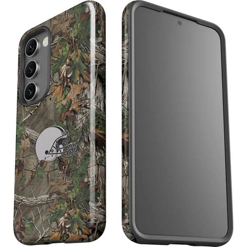 NFL Cleveland Browns Realtree Xtra Green Camo Galaxy S23 Pro Case