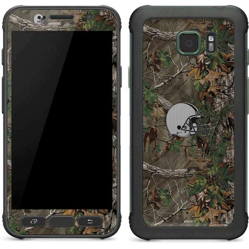 NFL Cleveland Browns Realtree Xtra Green Camo Galaxy S7 Active Skin