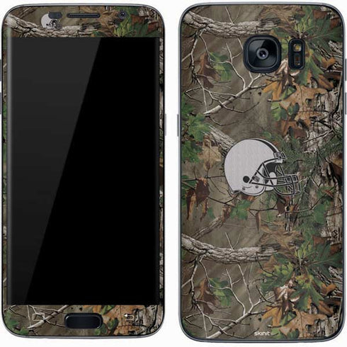 NFL Cleveland Browns Realtree Xtra Green Camo Galaxy S7 Skin