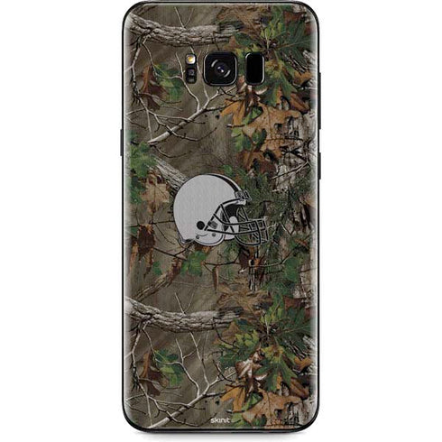 NFL Cleveland Browns Realtree Xtra Green Camo Galaxy S8 Plus Skin