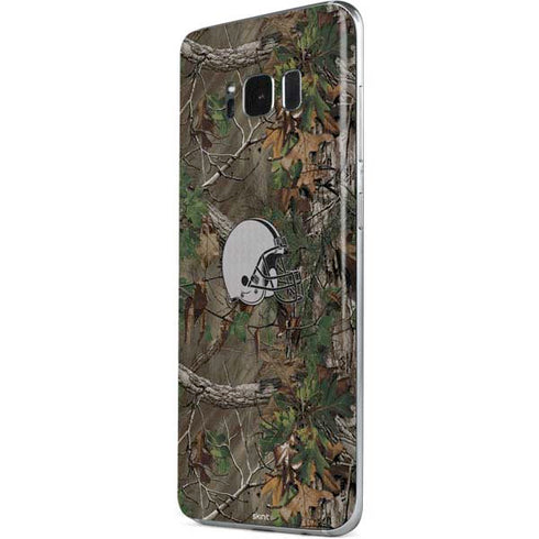 NFL Cleveland Browns Realtree Xtra Green Camo Galaxy S8 Plus Skin