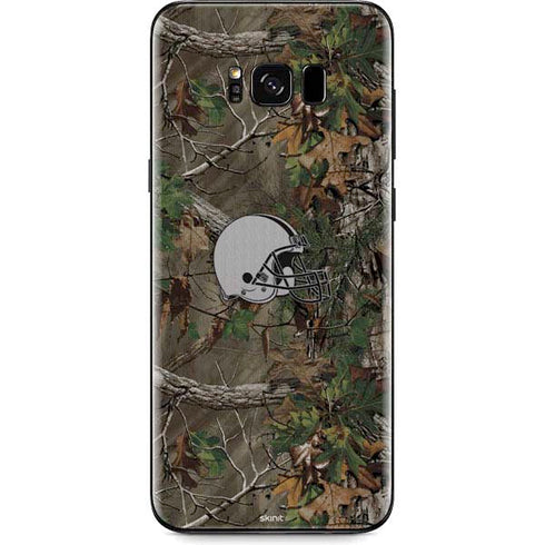 NFL Cleveland Browns Realtree Xtra Green Camo Galaxy S8 Skin