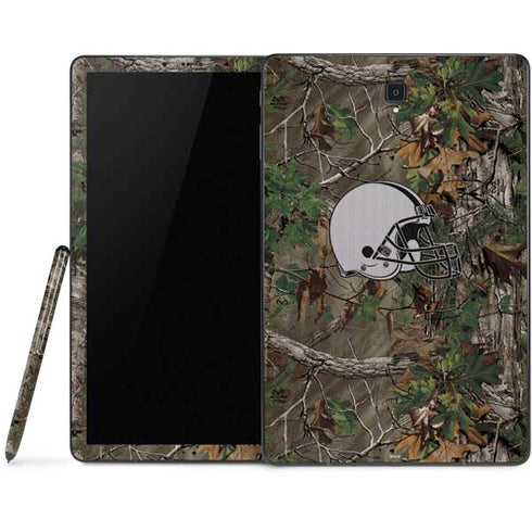 NFL Cleveland Browns Realtree Xtra Green Camo Samsung Galaxy Tab Skin