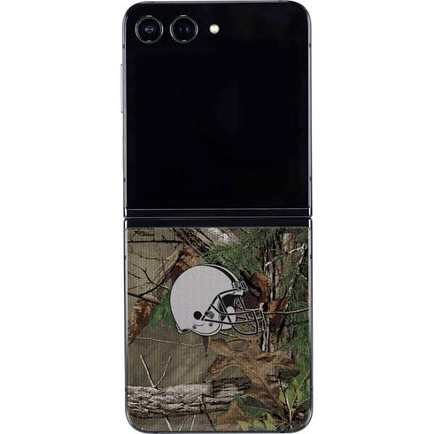 NFL Cleveland Browns Realtree Xtra Green Camo Galaxy Z Flip5 5G Skin