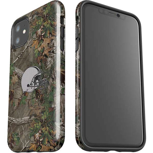 NFL Cleveland Browns Realtree Xtra Green Camo iPhone 11 Impact Case