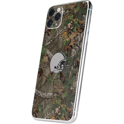 NFL Cleveland Browns Realtree Xtra Green Camo iPhone 11 Pro Max Skin