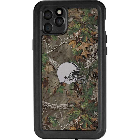 NFL Cleveland Browns Realtree Xtra Green Camo iPhone 11 Pro Max Waterproof Case