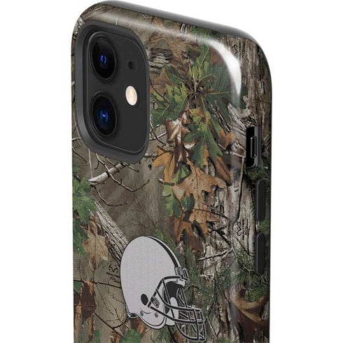NFL Cleveland Browns Realtree Xtra Green Camo iPhone 12 Impact Case