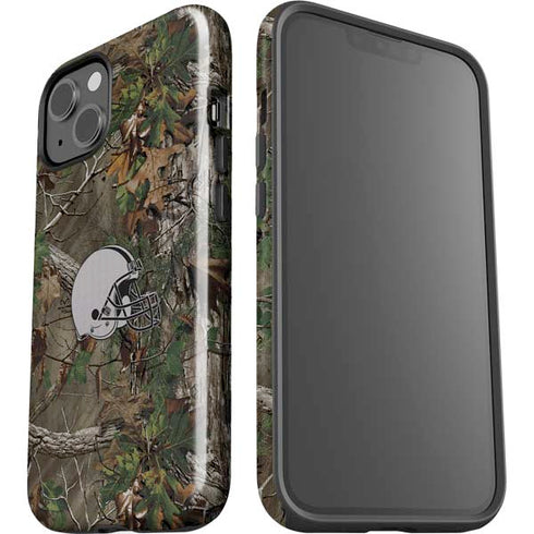 NFL Cleveland Browns Realtree Xtra Green Camo iPhone 14 Plus Impact Case